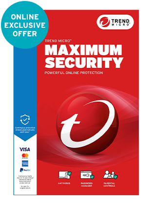 Official Trend Micro Maximum Security Product Box Image