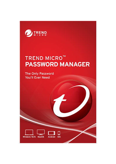 Official Trend Micro Password Manager Product Box Image